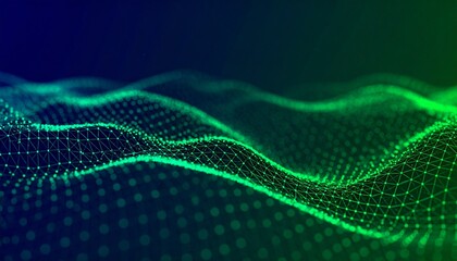 Vibrant digital matrix with glowing green data streams, intricate cyber patterns, xvid tech scene, 