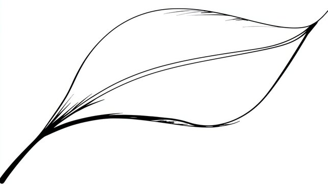 Abstract leaf design