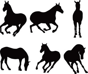 馬のシルエット