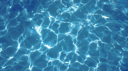 Obraz premium Sunlit water surface with rippled patterns. Artificial intelligence image