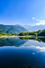 日本の長野県の上高地