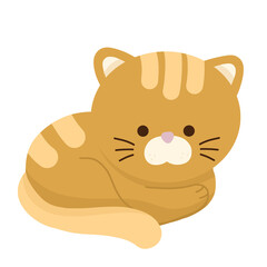 Illustration of a Orange Cat