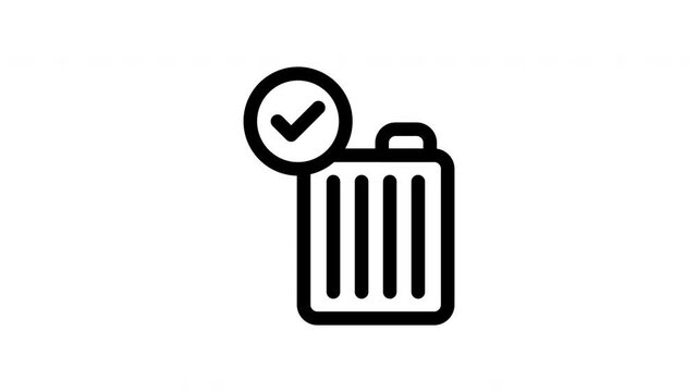 jerrycan minimalist line animation