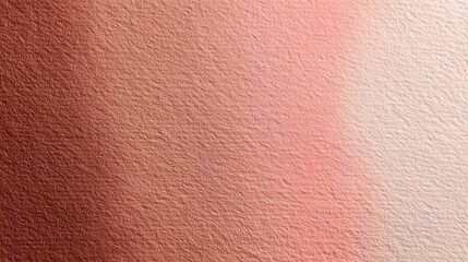 Fototapeta premium Terracotta-to-blush gradient background with natural paper texture, offering a handcrafted and organic aesthetic