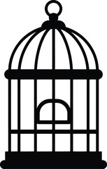 Vintage birdcage silhouette