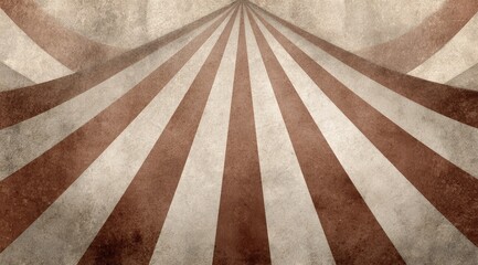 Vintage circus-style backdrop with radial lines