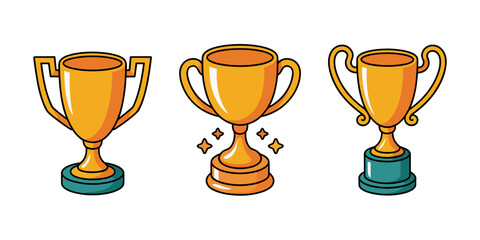 Trophies Displayed, Competitive Sports Awards, Vibrant Atmosphere