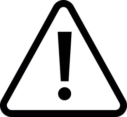 Warning sign exclamation mark danger alert
