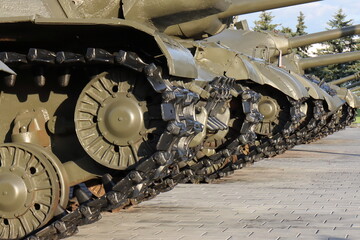 Tank track from the Great Patriotic War