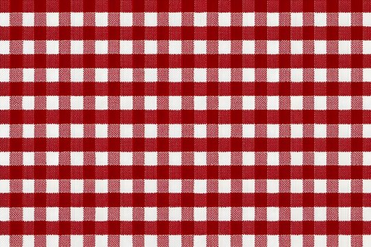 Red and white checkered pattern.