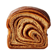 Fototapeta premium Close-up of a sliced sweet roll