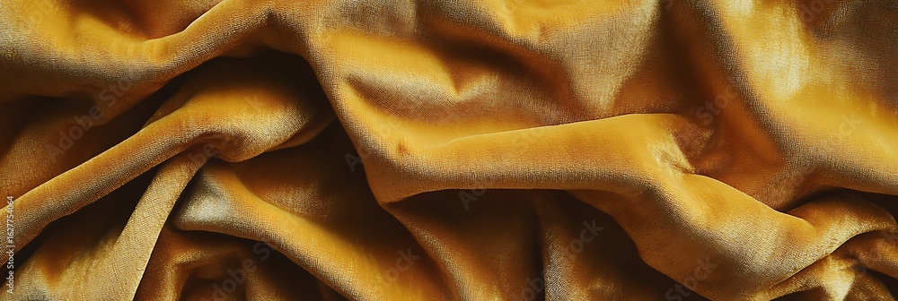 Poster velvet drapery texture: a close-up shot of a luxurious velvet fabric, its rich texture and elegant f
