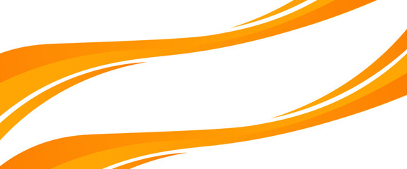 Vector orange line background curve element with white space for text and message design, overlapping layers, vector eps 10.