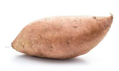 Sweet potato. Isolated on a white background.