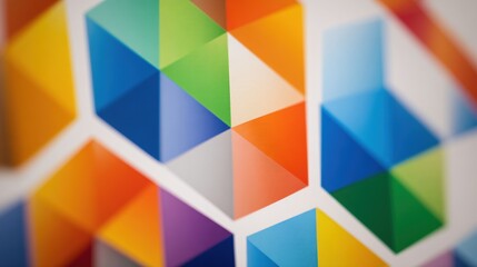 Fototapeta premium Abstract Colorful Geometric Pattern