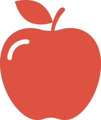 Red apple icon healthy food symbol