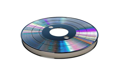 Classic CD/DVD Drive Display on white background