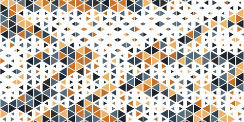 Multicolor blue, yellow, orange polygonal illustration, which consist of triangles. Geometric background in Origami style with gradient. Triangular design for your business.