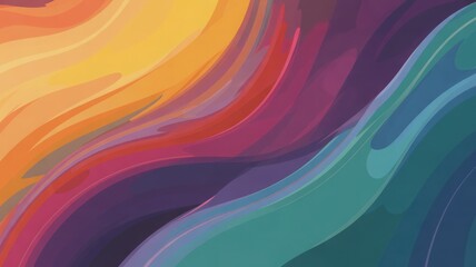 Vibrant abstract swirls of color flowing together