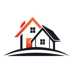Fototapeta premium House logo vector art illustration.