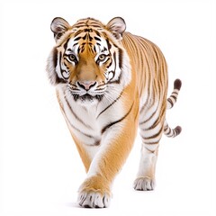 Fototapeta premium Majestic Tiger Walking Through Its Natural Habitat with Grace