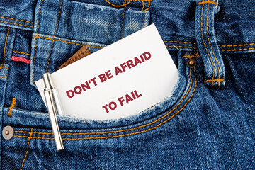 Life Inspirational And Motivational Quotes DO NOT BE AFRAID TO FAIL