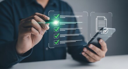 Digital checklist and task management with technology