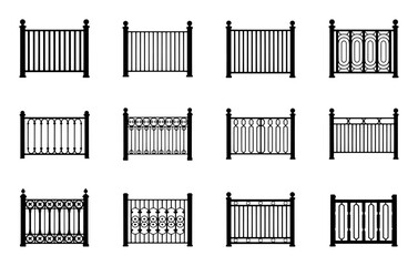 Decorative fence panel designs collection railing metal
