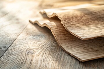 Handyman installing wooden flooring, focusing on the skill and care required for home renovation projects and creating a warm, functional living space, Generative AI