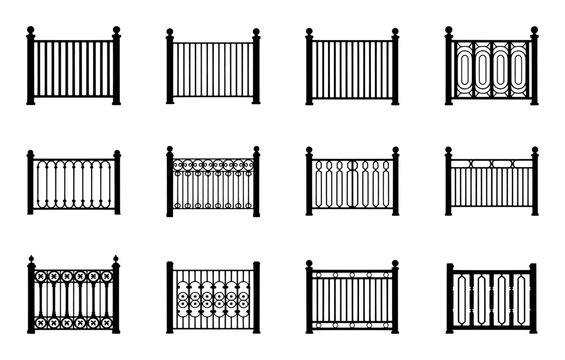 Decorative fence panel designs collection railing metal