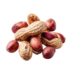 Obraz premium Pile of peanuts in shells, some cracked open (1)