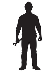 MALE WORKER SILHOUETTE