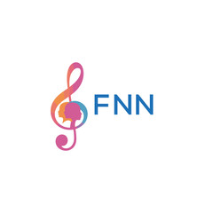 FNN “Colorful music logo with human faces and treble clef design” FNN Later Logo, “Abstract music school logo with people and melody icon”
