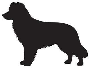 MINIATURE SHEPHERD DOG SILHOUETTE