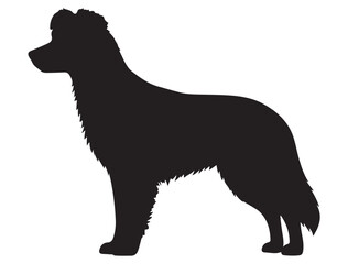 MINIATURE SHEPHERD DOG SILHOUETTE