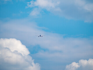 airplane in the sky
