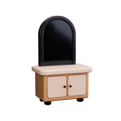 dresser 3d render icons