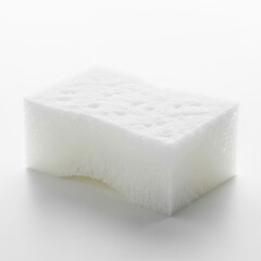 Fototapeta premium white soap on white background