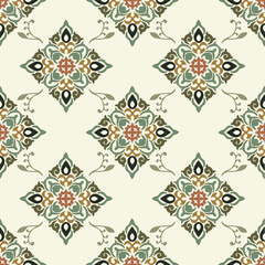 Talavera damask pattern. Indian patchwork. Azulejos Portugal. Turkish ornament. Moroccan tile mosaic. Ceramic tableware, folk print. Spanish pottery. Ethnic background.