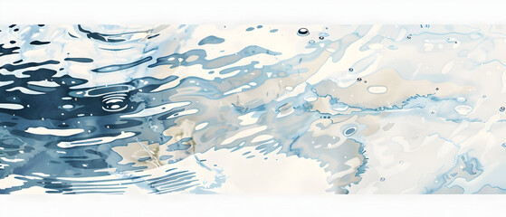 water splash on white background