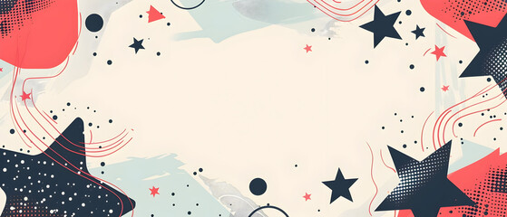 patriotic background with american flag