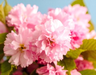 Close-up of delicate pink flowers (2)