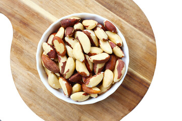 Brazil nuts contain beneficial nutrients and minerals