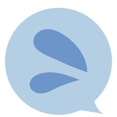 感情表現ふきだし　汗　焦る　主線なし　カラー　ベクターイラスト