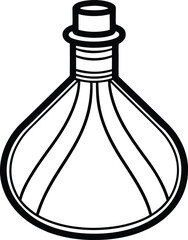 a flask silhouette 