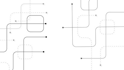 Abstract background with technology circuit board texture. Modern electronic motherboard texture. Creative idea for internet technology. Tech concept for header, web banner, website, presentation.