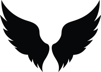angel wings silhouette