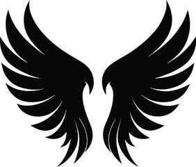 angel wings silhouette