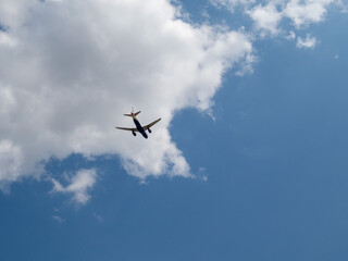 airplane in the sky