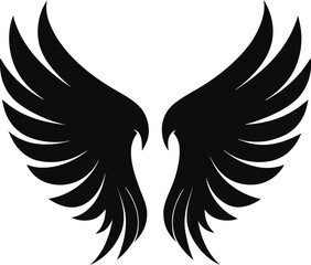 angel wings silhouette